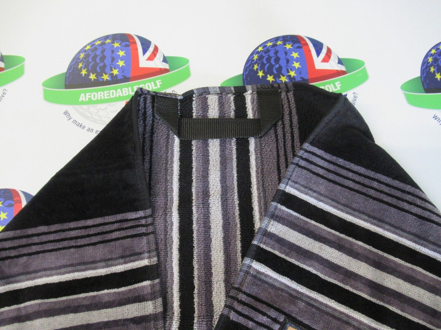 Titleist Scotty Cameron Limited Edition Mojave Stripe Golf Towel Black/Grey