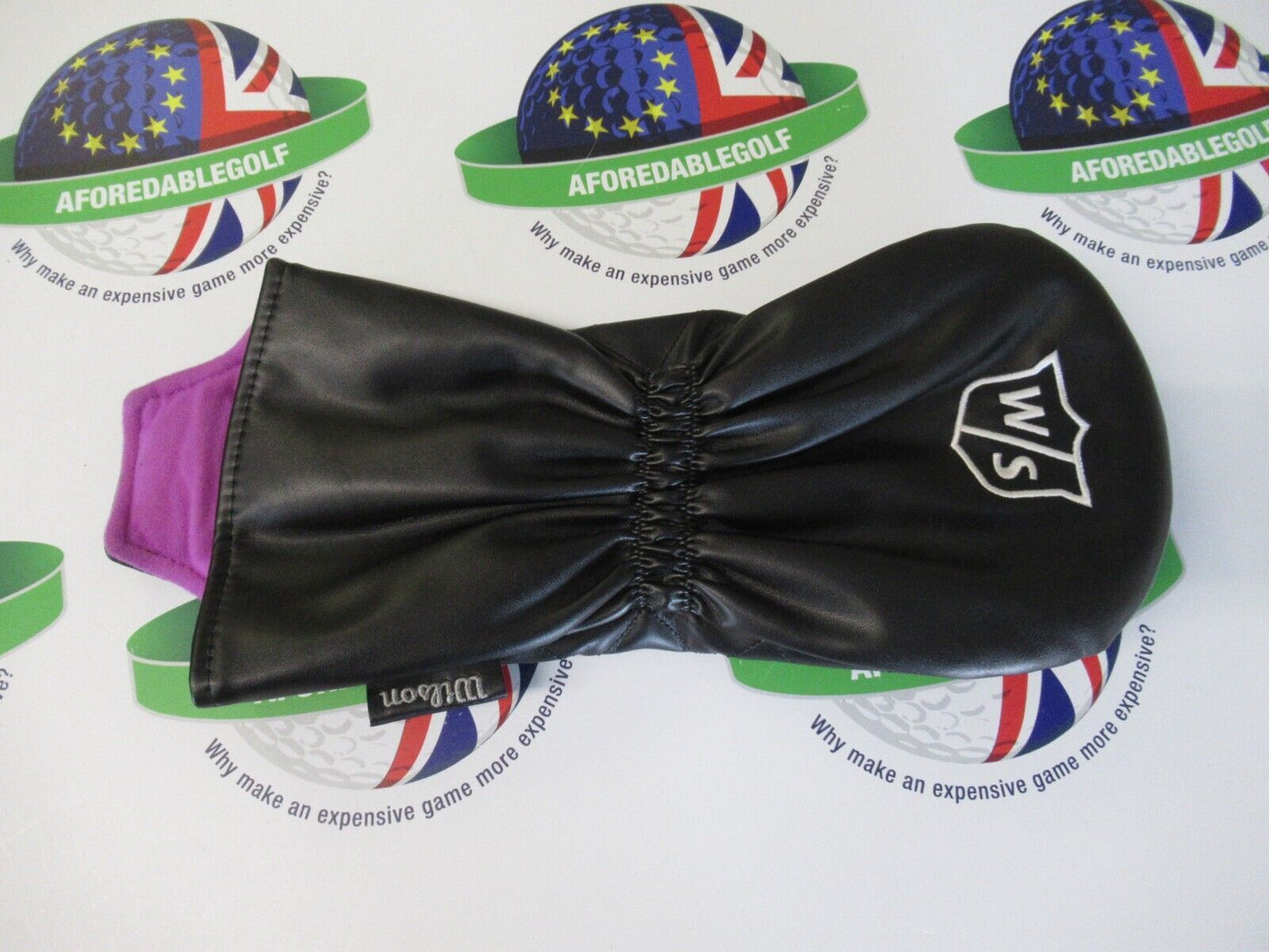 Used Wilson Staff D7 Black/Purple Driver Head Cover