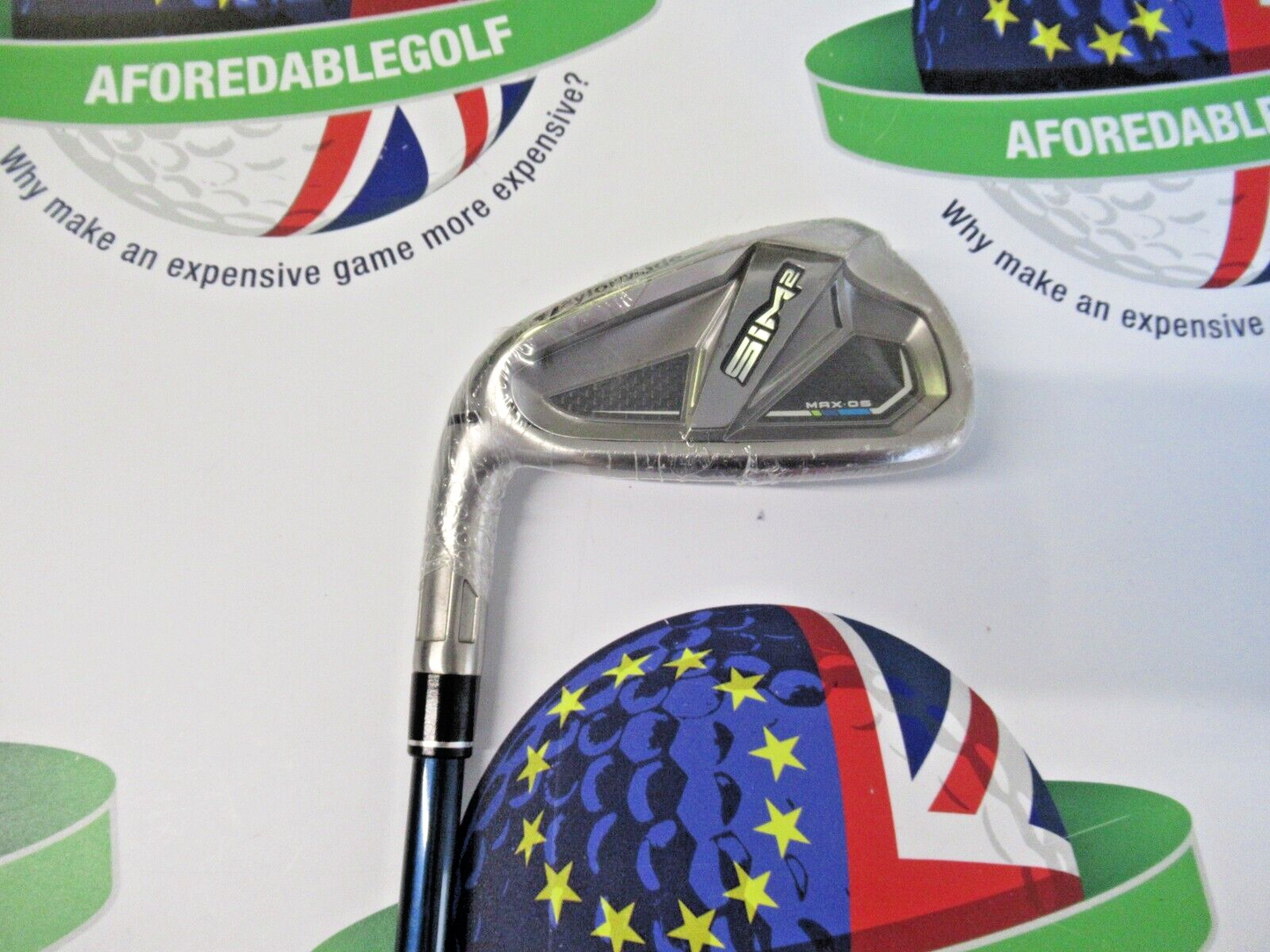 Taylormade Sim2 Max Os Left Hand 7 Iron Fujikura Ventus Blue 7.S Stiff Flex