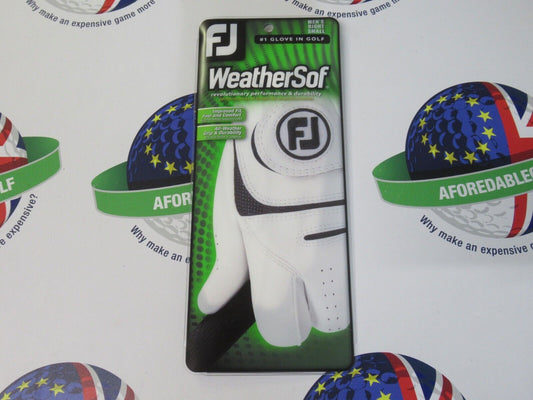 footjoy weathersof golf glove right hand golf glove small