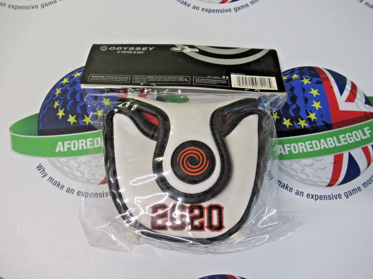 New Odyssey Limited Edition Leather 2020 Us Pga Mallet Putter Head Cover