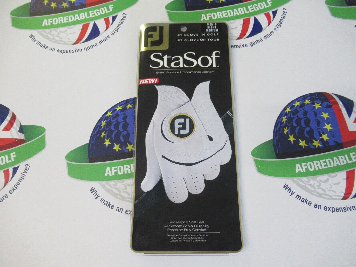 footjoy stasof golf glove right hand golf glove medium