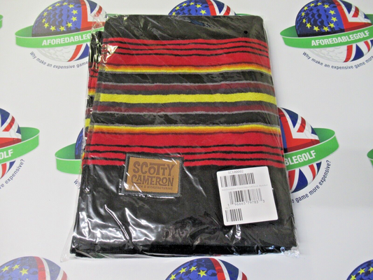 Titleist Scotty Cameron Limited Edition Mojave Stripe Golf Towel Black/Red