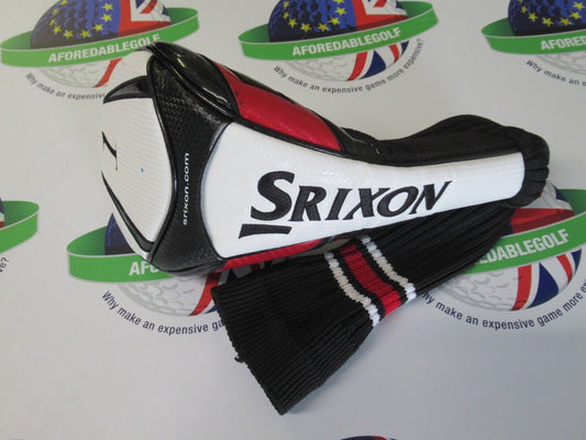 used srixon white/black/red driver head cover