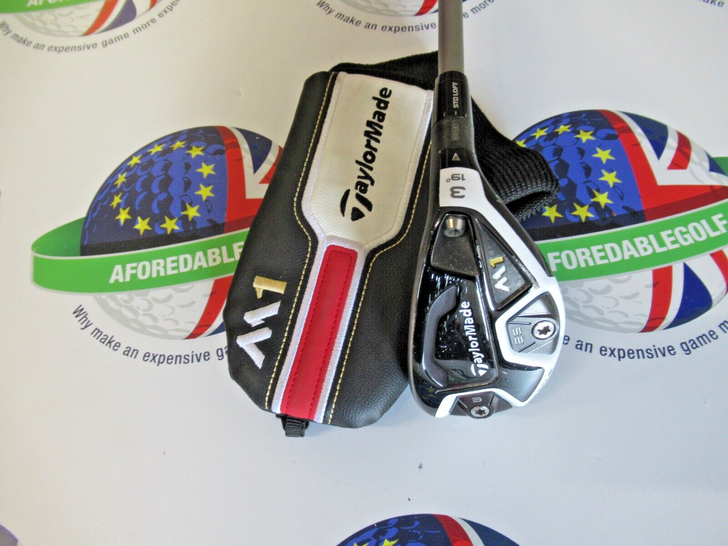 Used Taylormade M1 19 Degree #3 Hybrid Diamana D+90 Hy Graphite X Flex