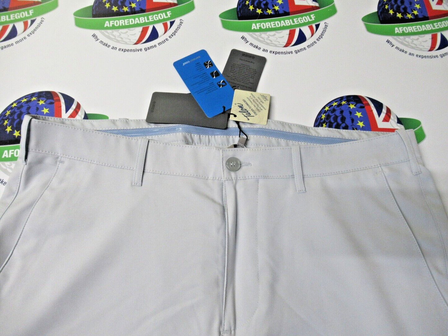 Ping Bradley Pearl Grey Golf Trousers Waist 34" X Leg 31"