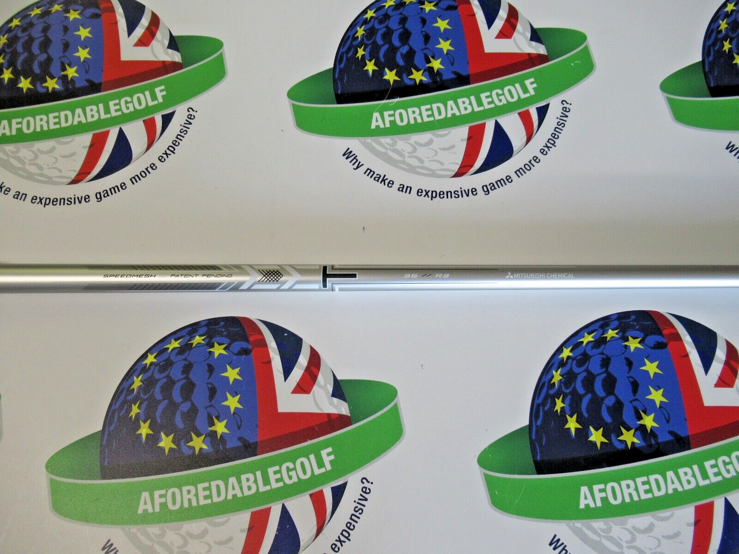 New Mitsubishi Speedmesh Mmt 35 R3 Flex 40.25" Wood Shaft Titleist Adaptor