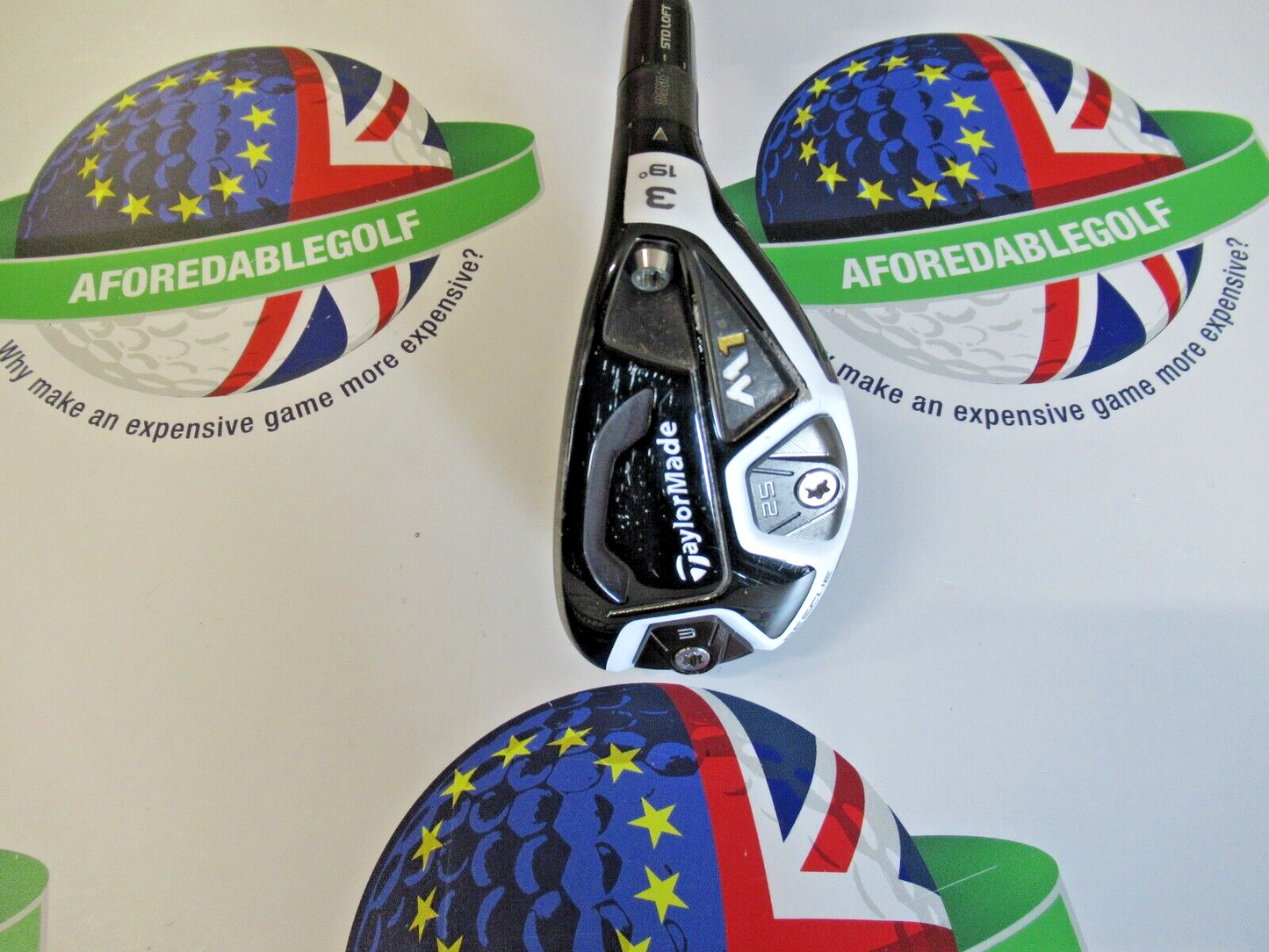 Used Taylormade M1 19 Degree #3 Hybrid Diamana D+90 Hy Graphite X Flex
