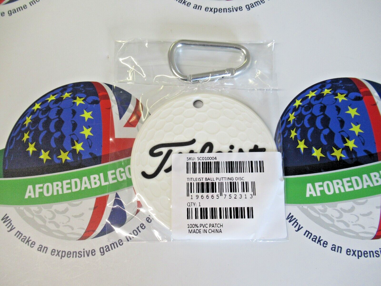 Scotty Cameron Titleist Ball Rubber Putting Disc White/Black/Red