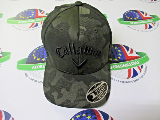callaway golf green camo adjustable snap back cap one size fits all