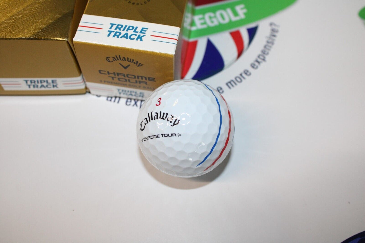 New 12 Callaway Chrome Tour Triple Track Golf Balls