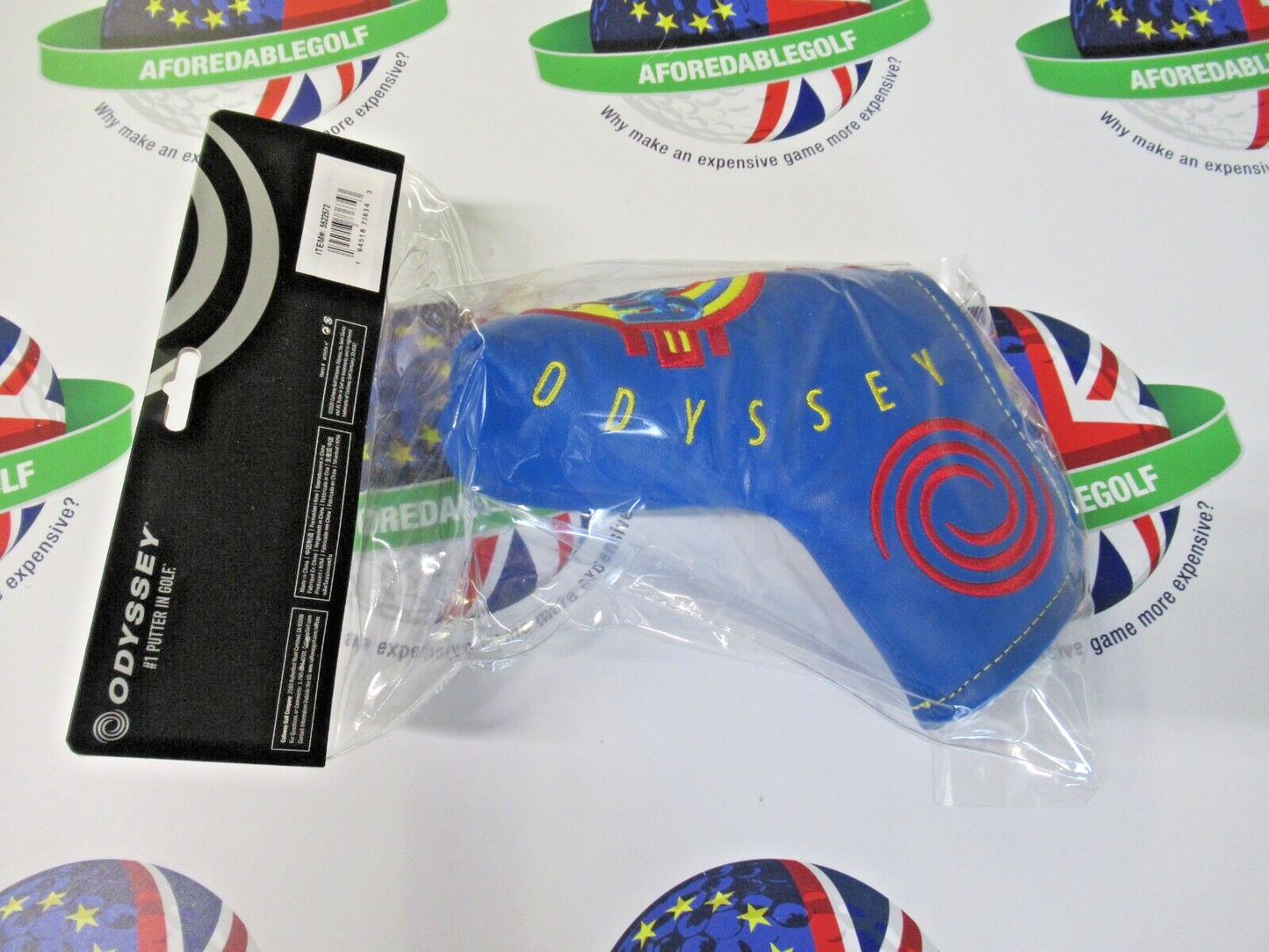 New Odyssey Limited Edition Leather May Major 2022 Blade Putter Head Cover