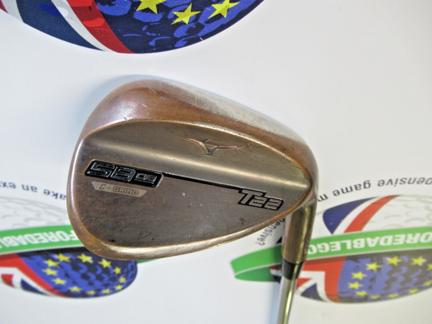 Used Mizuno T22 Copper 58/08 Lob Wedge Dg Tour Issue Steel S400 Stiff Flex
