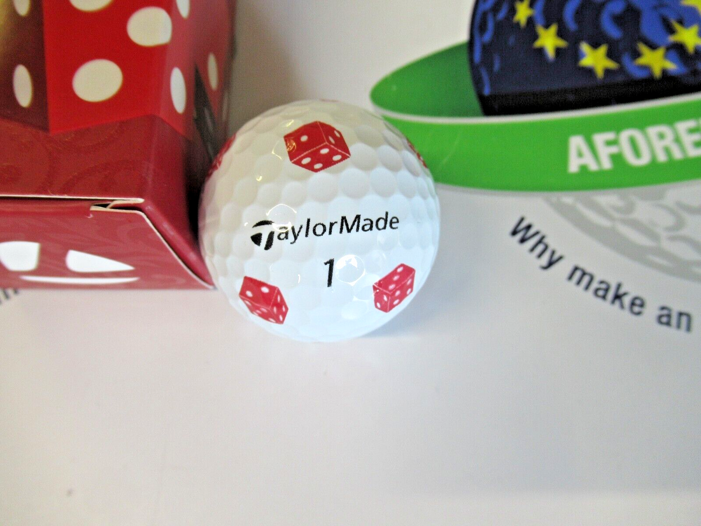 New 3 Taylormade Vault Limited Edition Tp5 Pix Dice Golf Balls