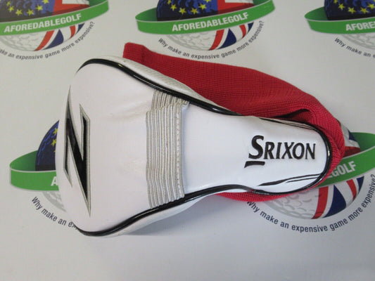 used srixon z white/red/silver driver head cover