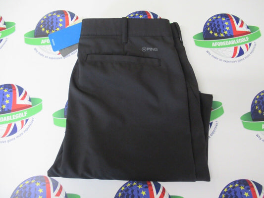 ping bradley black golf trousers waist 30" x leg 31"