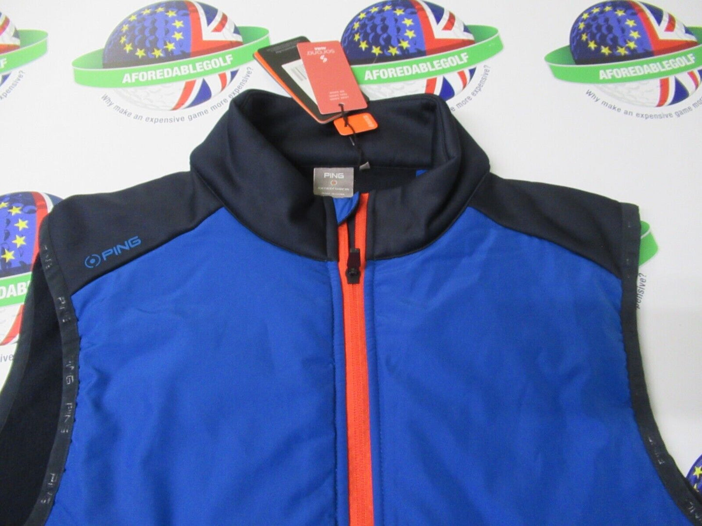 ping arlo gillet/vest north sea/navy uk size medium