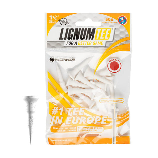 Lignum Tees 1 1/2" (38 mm) White-16 Pack #1 In Europe