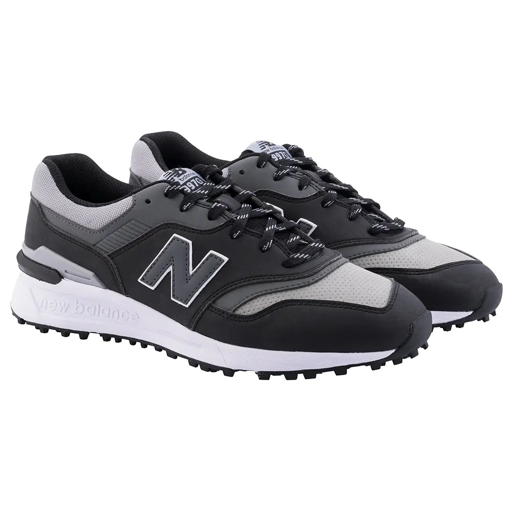New Balance 997 SL Mens Waterproof Golf Shoes Black Grey UK Size 9.5 M Aforedablegolf