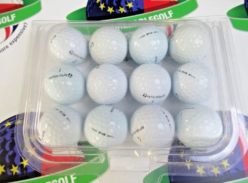 12 Taylormade TP5 Golf Balls Pearl/Pearl 1 Grade