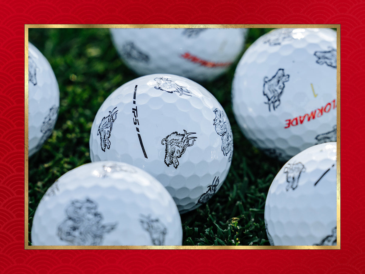 New 12 Taylormade Vault Limited Edition Tp5 X Pix Dragon Silver Golf Balls