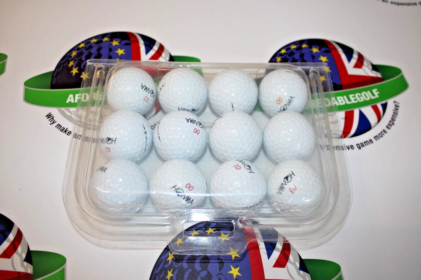 12 Honma Future XX Golf Balls Pearl/Pearl 1 Grade