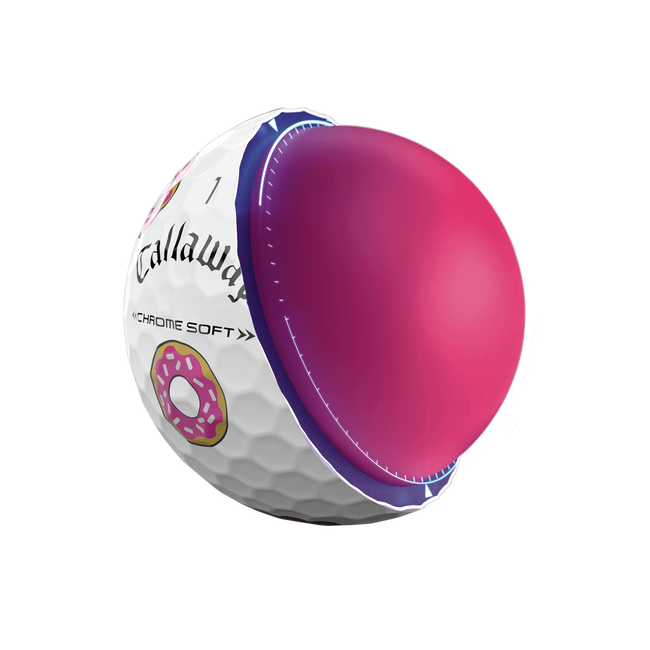 New 12 Callaway Chrome Soft Truvis National Donut Day Limited Edition Golf Balls