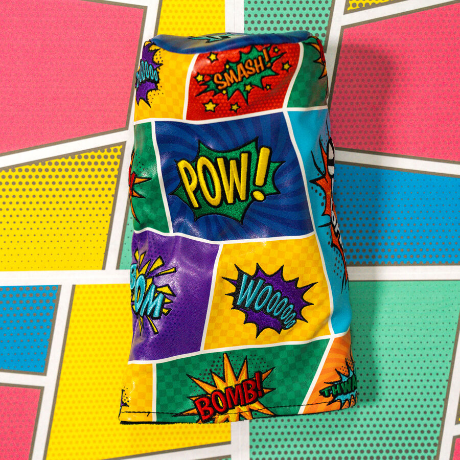 new taylormade vault limited edition smash! boom! pow! driver head cover