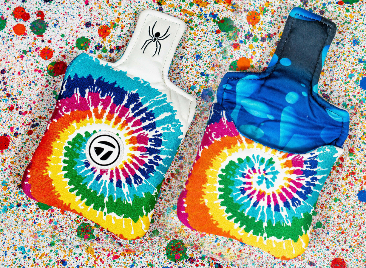 new taylormade vault limited edition tie dye mallet putter cover
