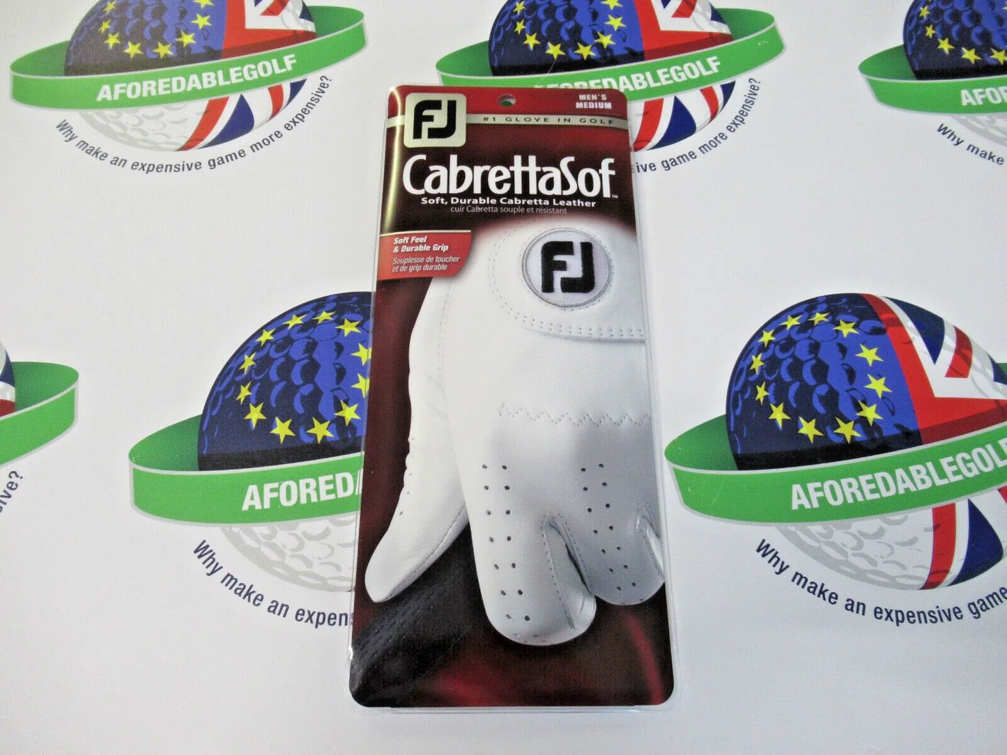 Footjoy Cabrettasof Leather Left Hand Glove For Right Hand Player Large
