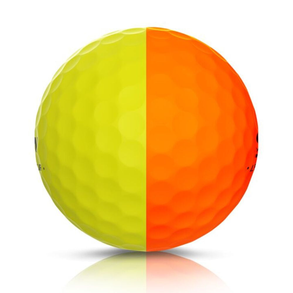 12 Srixon Q-Star Tour Divide Yellow/Orange Golf Balls