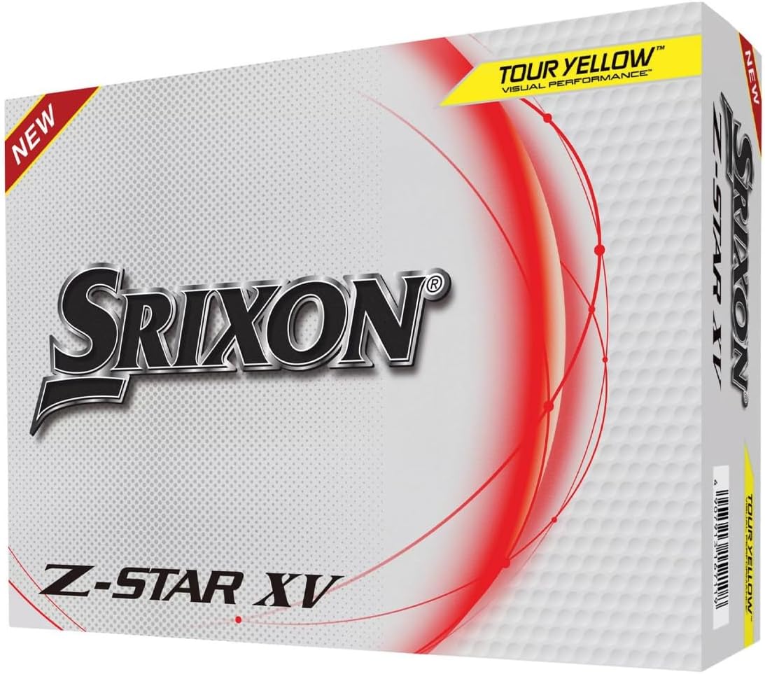 New 1 Dozen Srixon Z-Star Xv Tour Yellow Golf Balls