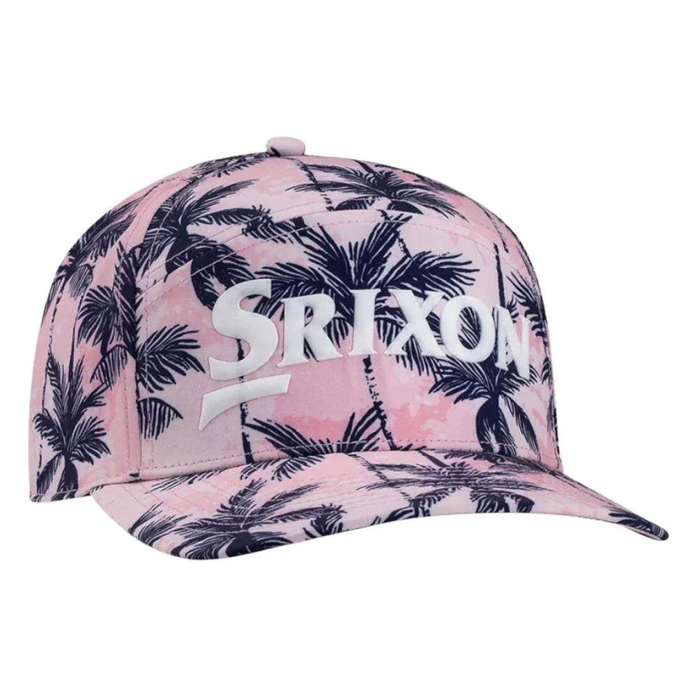 Srixon Hawaii Palms Limited Edition Snap Back Adjustable Golf Cap Pink/Navy