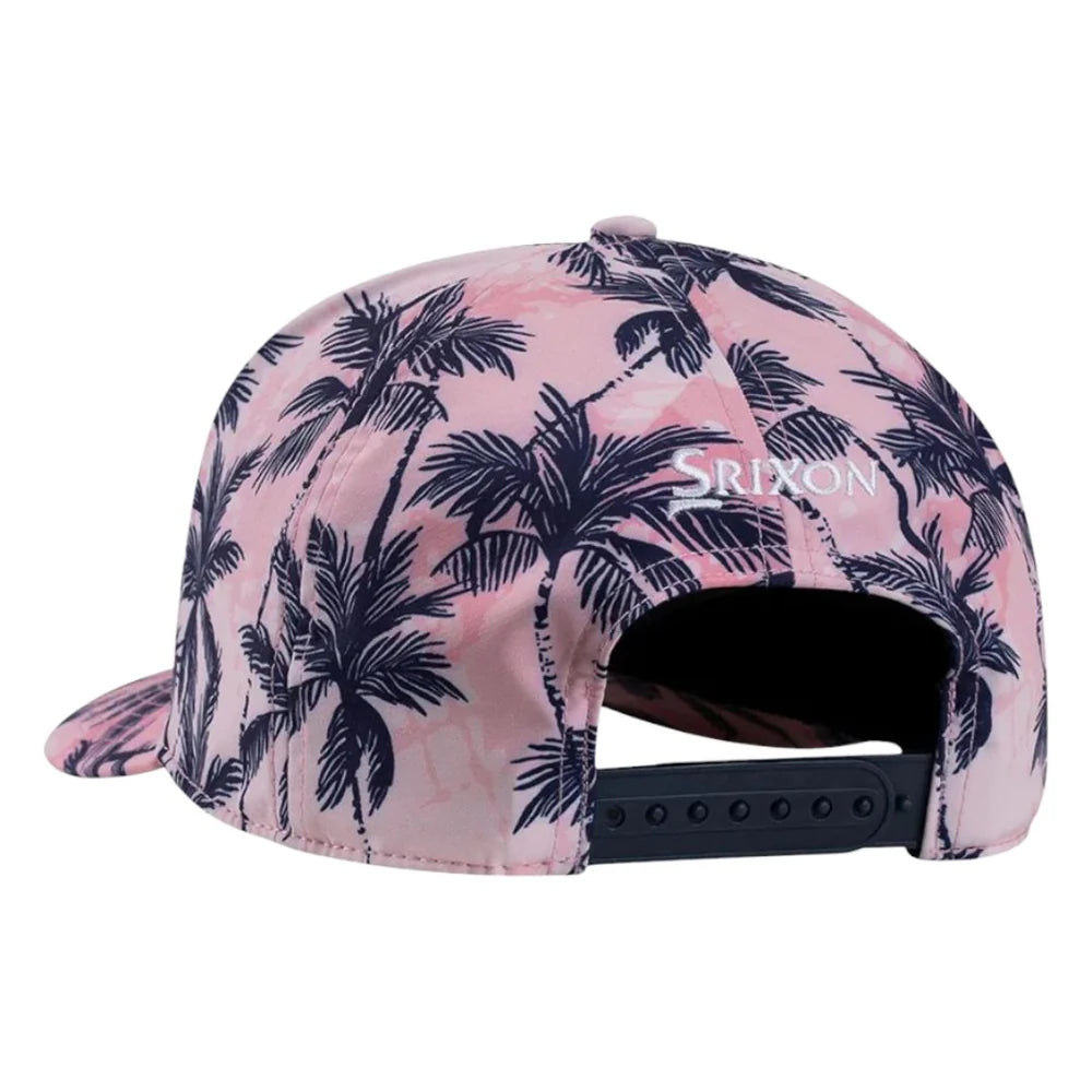 Srixon Hawaii Palms Limited Edition Snap Back Adjustable Golf Cap Pink/Navy