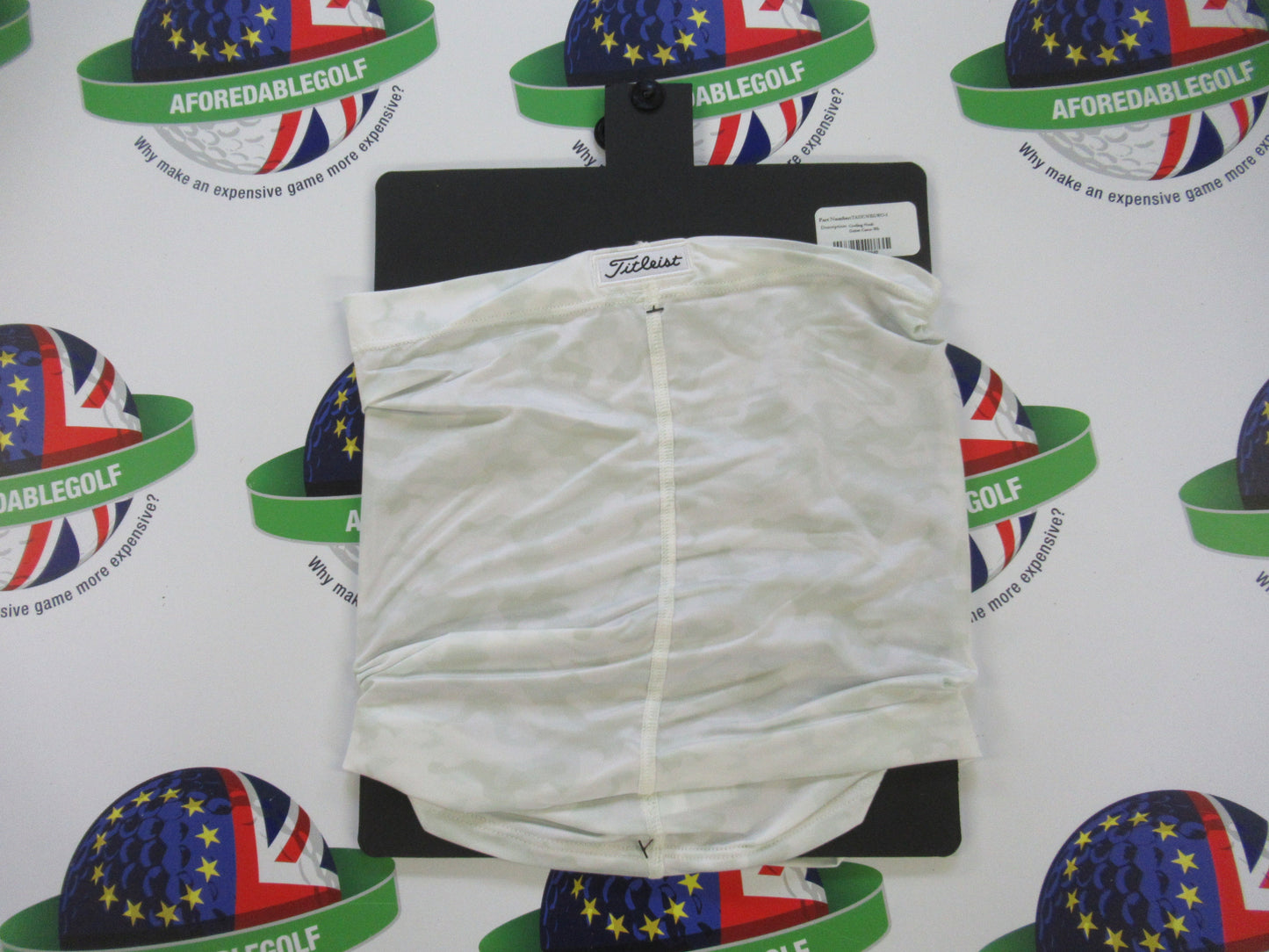 Titleist Limited Edition White Camo Cooling Neck Gaiter