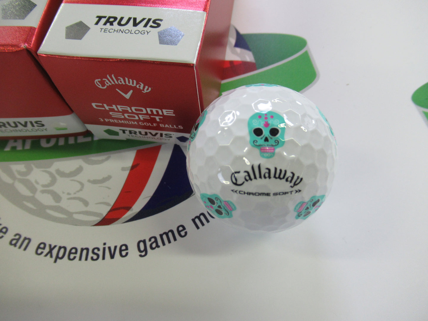 new 12 callaway chrome soft truvis Truvis Día De Los limited edition golf balls