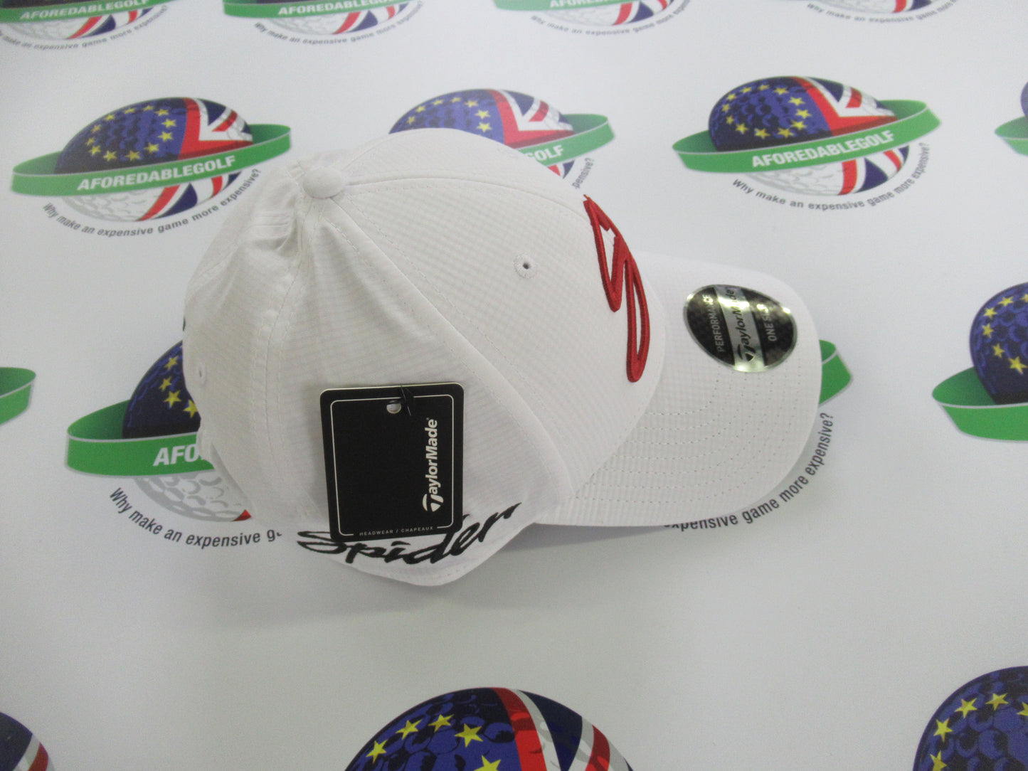 taylormade spider week gtx limited edition white adjustable golf cap