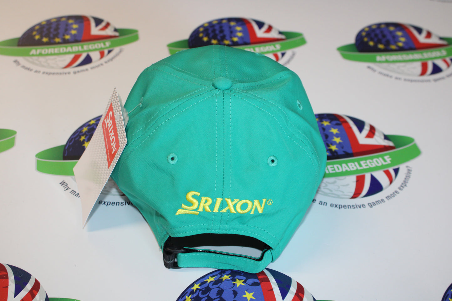 Srixon Sunny Adjustable Ball Marker Cap Green/Yellow Masters Colours