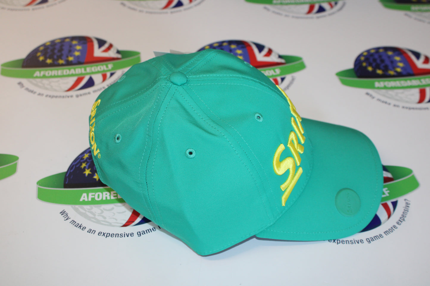 Srixon Sunny Adjustable Ball Marker Cap Green/Yellow Masters Colours