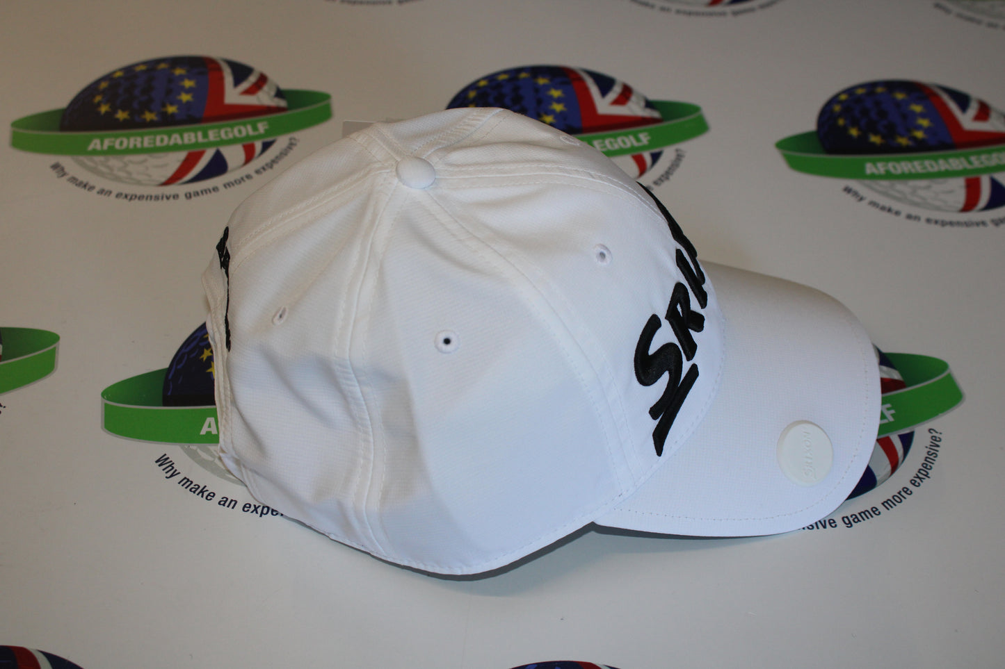 Srixon Sunny Adjustable Ball Marker Cap White/Black