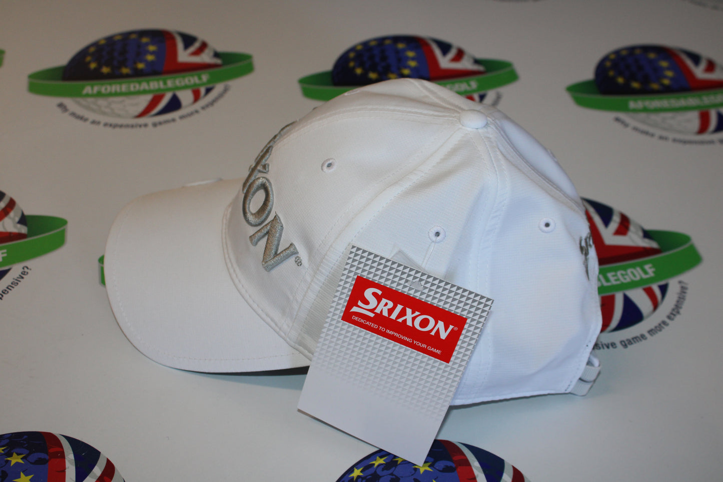 Srixon Sunny Adjustable Ball Marker Cap White/Grey