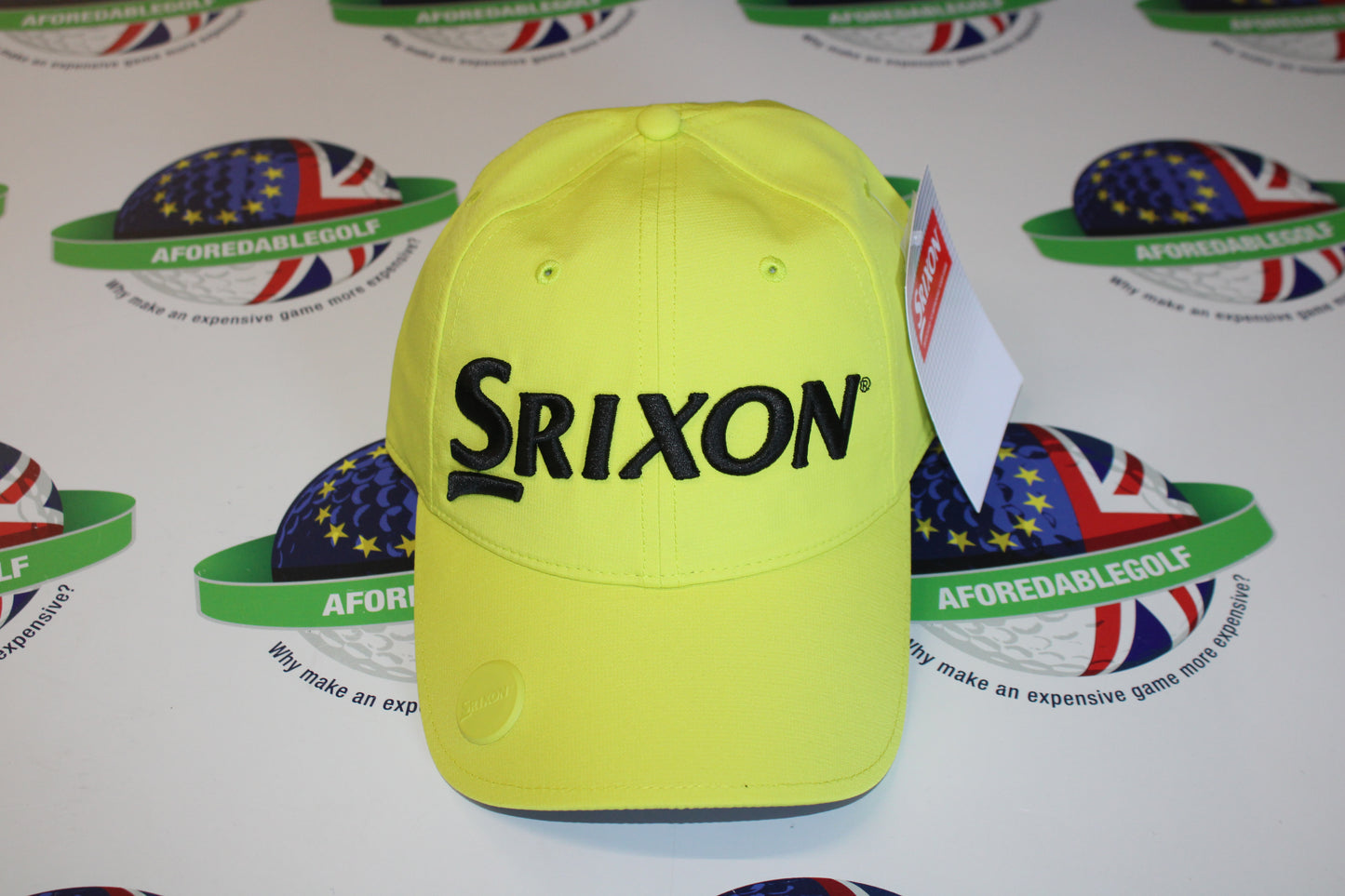 Srixon Sunny Adjustable Ball Marker Cap Yellow/Black