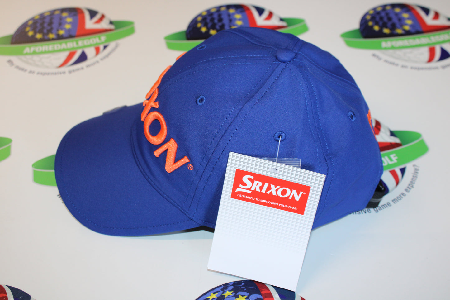 Srixon Sunny Adjustable Ball Marker Cap Navy/Orange