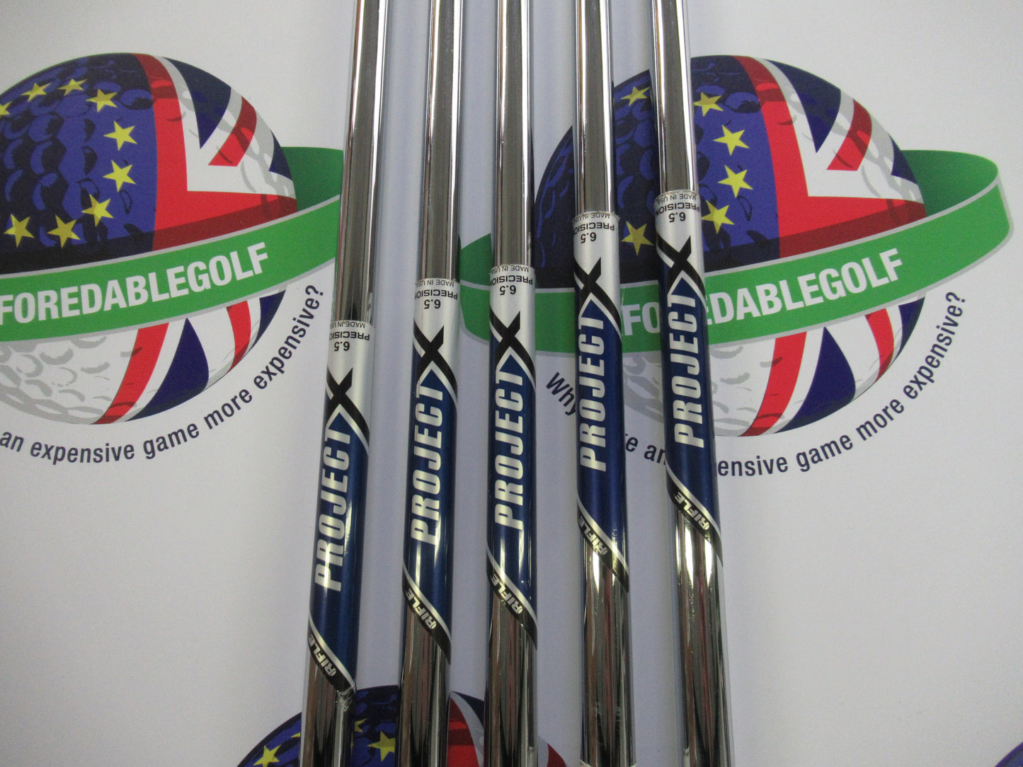 Used Taylormade Rsi Forged Iron Set 6-9 Iron & Pw Project X 6.5 Steel Shafts X-Flex