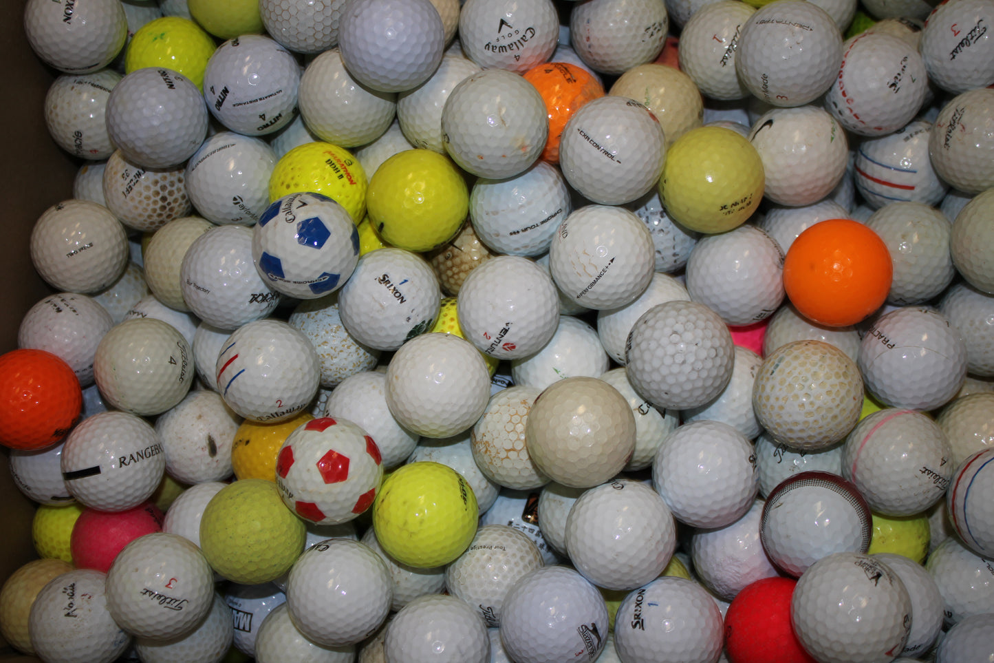 100 Practice Grade Golf Balls