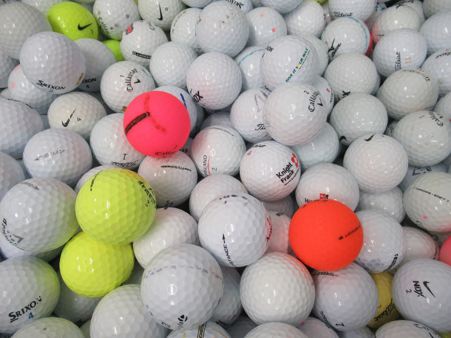 Wholesale 300 A/B Grade Mixed Premium Golf Balls