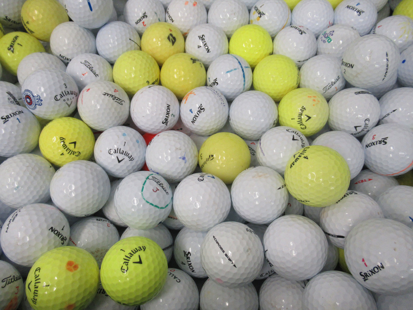 Wholesale 300 A/B Grade Mixed Premium Golf Balls