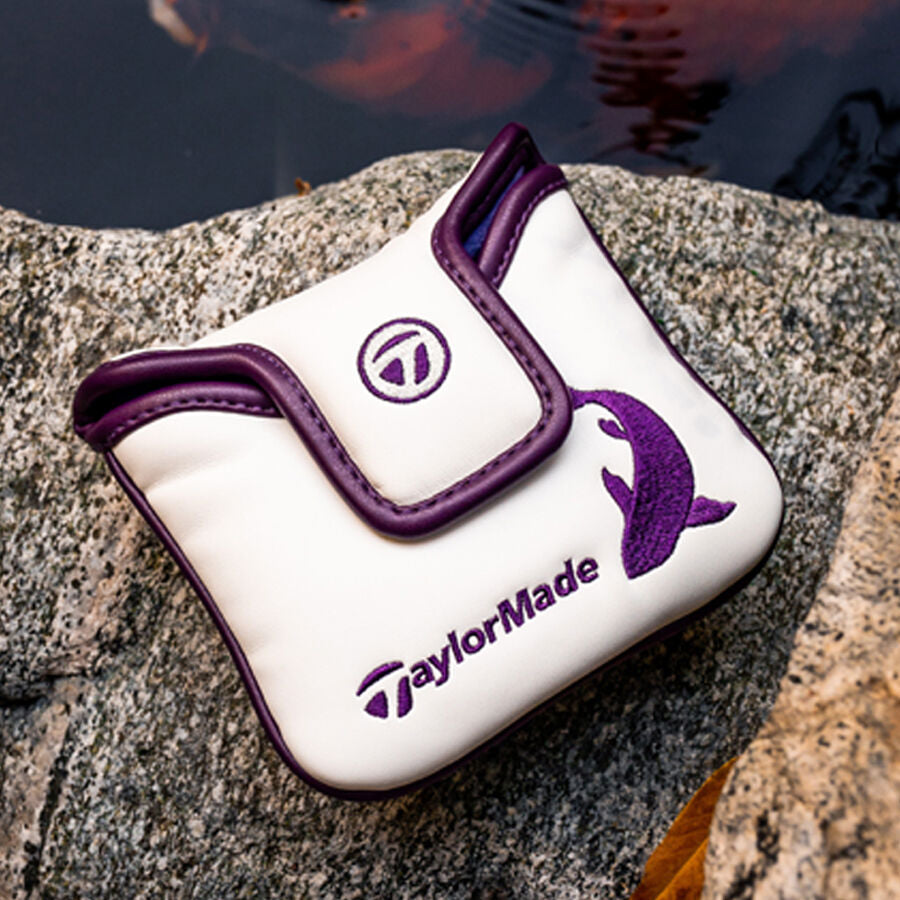 taylormade vault limited edition koi fish mallet putter cover