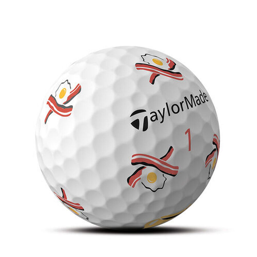 New 12 TaylorMade Vault Limited Edition TP5 Pix Eggs & Bacon Golf Balls