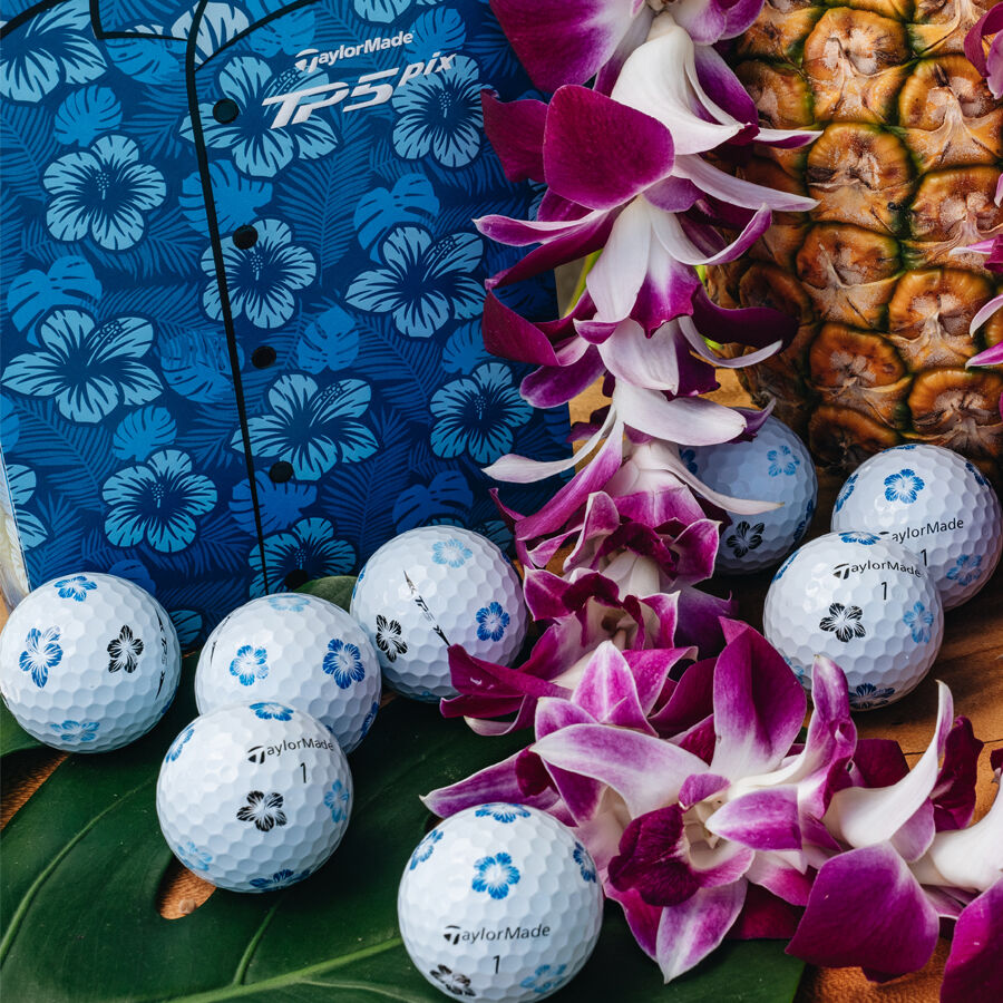 new 12 taylormade vault limited edition tp5 pix Hawaii golf balls
